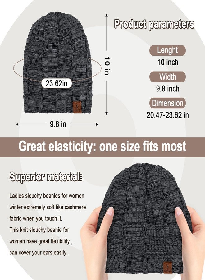 Doitory Beanie Hat for Men and Women, Unisex Winter Slouchy Beanie Knit Warm Hat, Cotton Cap for Cold Weather - Image 5
